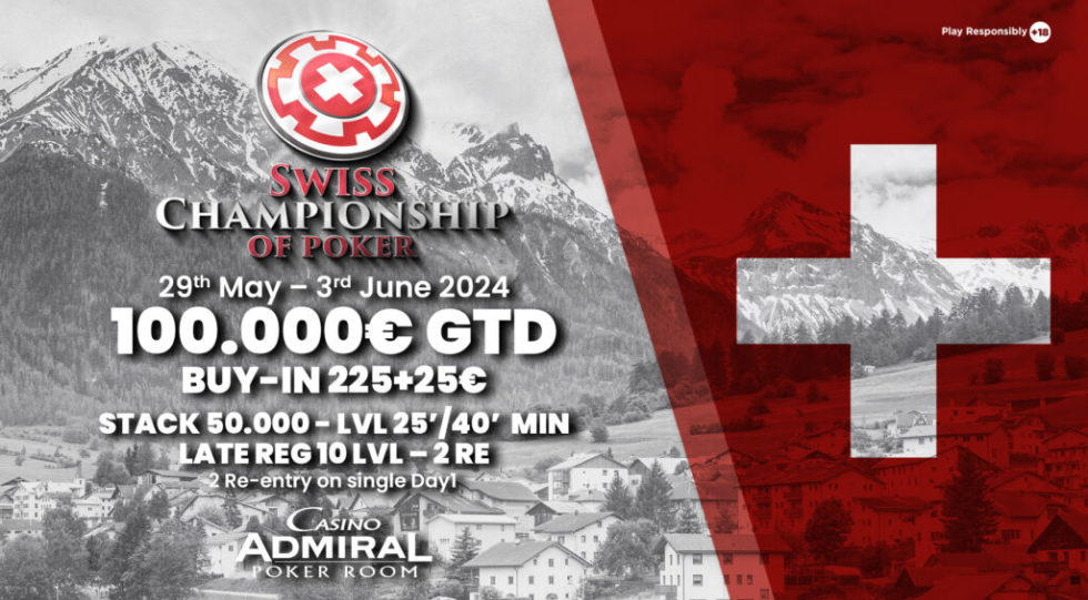 Casinò Admiral di Mendrisio, tutto pronto per la sei giorni del Swiss Championship of Poker