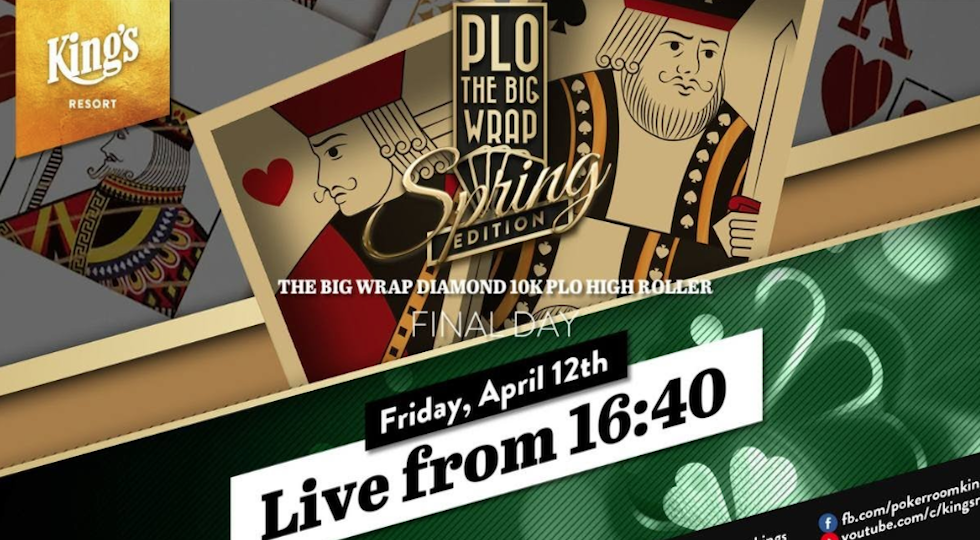 La diretta streaming del ‘The Big Wrap’ Plo Diamond High Roller con tre italiani in gioco