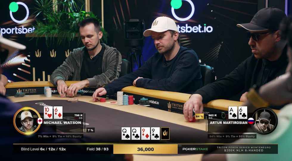 La diretta streaming del final table dell’Event #11 200K Nlh 8-Handed Triton Poker Series