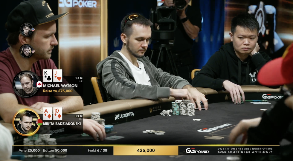 Triton Poker Series Cipro, lo spettacolo dello Short Deck in streaming