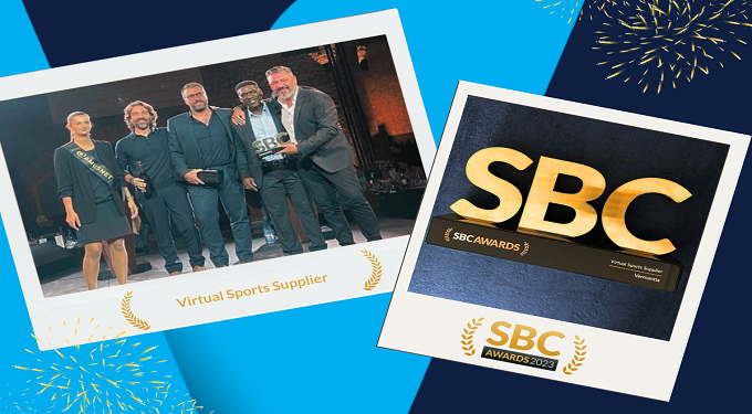 Vermantia miglior ‘Fornitore di sport virtuali’ agli Sbc Awards 2023
