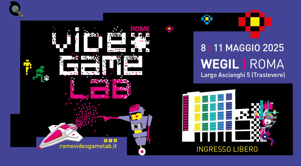 Rome Video Game Lab: anche un Indie Show Case per ‘testare’ videogame