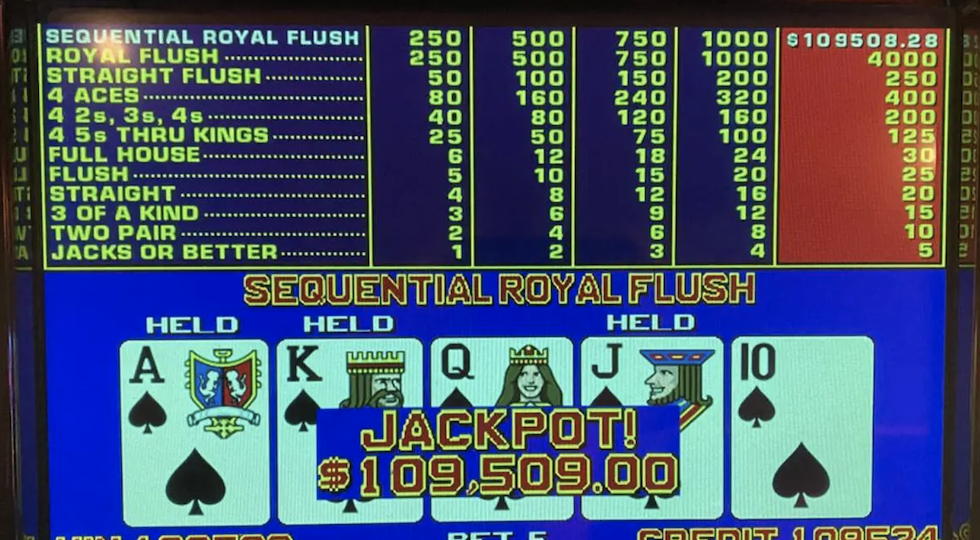 Las Vegas, non solo Wsop vincite a sei cifre anche al videopoker e all’Ultimate X