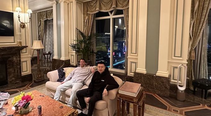 Las Vegas: la suite di Wesley Fei da 400mila $ a notte durante il Gp di F1