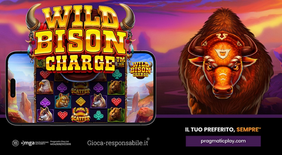 Pragmatic Play, una corsa tra le praterie con Wild Bison Charge