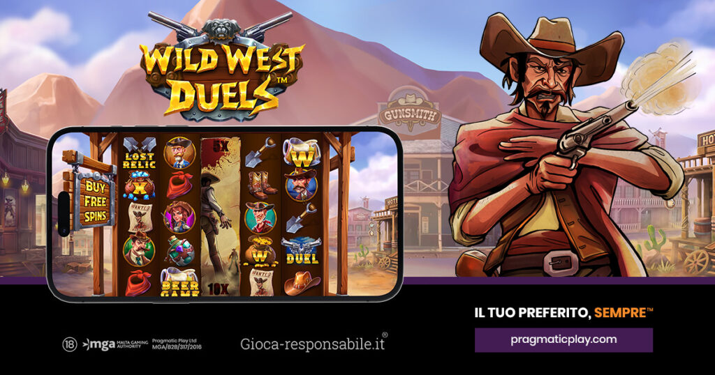 Pragmatic Play in sella con Wild West Duels, Cornides: ‘Premi e intrattenimento’