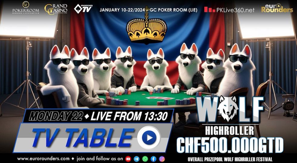 La diretta streaming del final day del Main Event White Wolf Liechtenstein