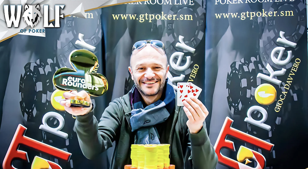 Enrico Trainotti si prende il ‘Fiore’ Euro Rounders al Wolf of Poker San Marino