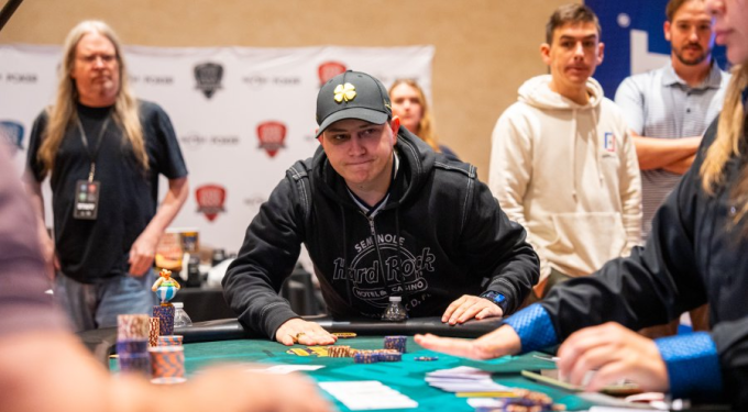 Wpt Seminole Hard Rock Poker Showdown main event delayed Final Table Set