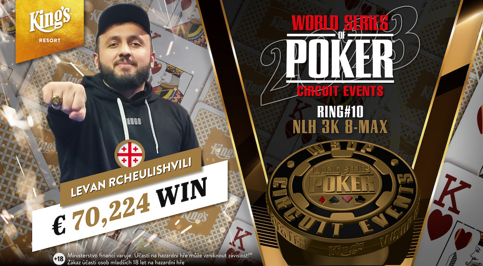 Wsopc, il georgiano Rcheulishvili toglie il secondo Ring a Mrakes, delude Melchers