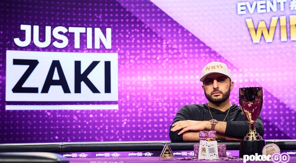 Justin Zaki torna alla vittoria dopo quattro anni: è suo l’event #5 della PokerGO Cup