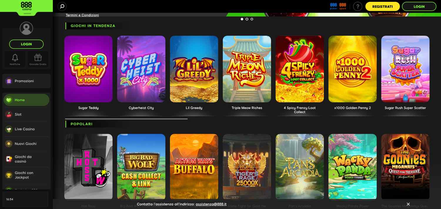 Top operatori ADM: 888Casino