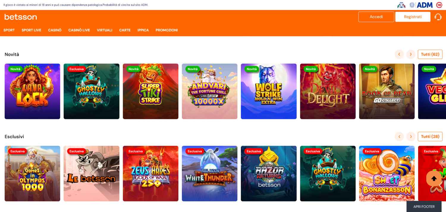 Casino sicuri su cui iscriversi: Betsson