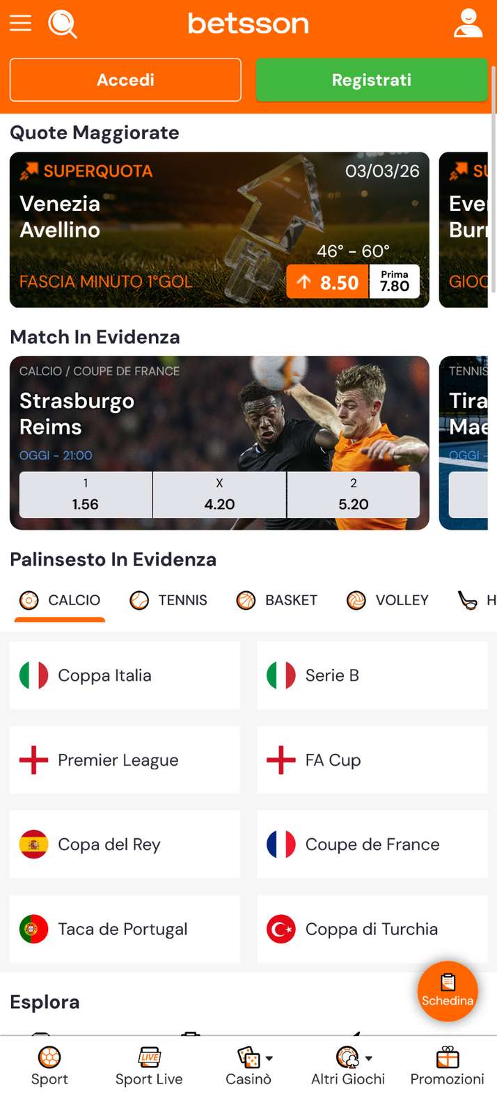 Migliori app scommesse dell'anno: Betsson