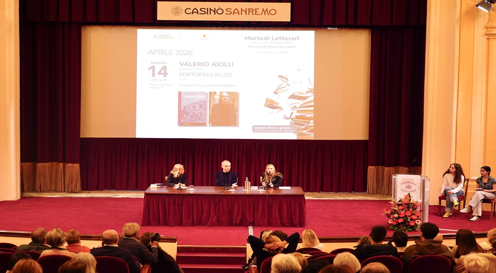 Casinò Sanremo, Valerio Aiolli conquista i Martedì letterari