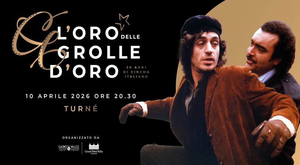 Casino Saint Vincent, il 10 aprile al Grand Hôtel Billia c’è Turné di Salvatores