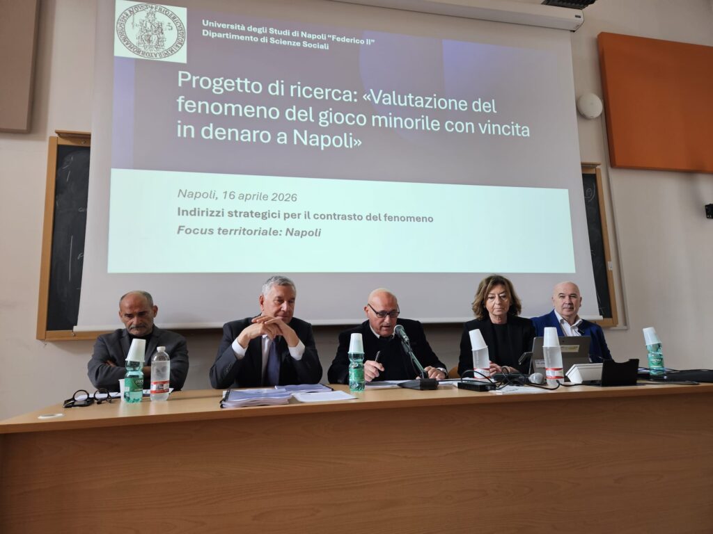 Università Napoli: ‘Il 34% dei minori ha giocato nell’ultimo anno’